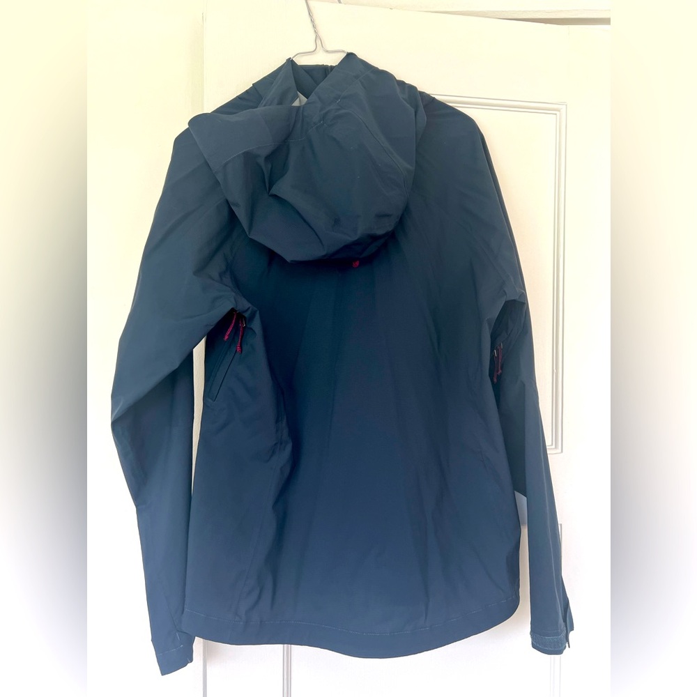 Patagonia H2NO Navy Shell Rain Jacket Women's M - Picture 2 of 7